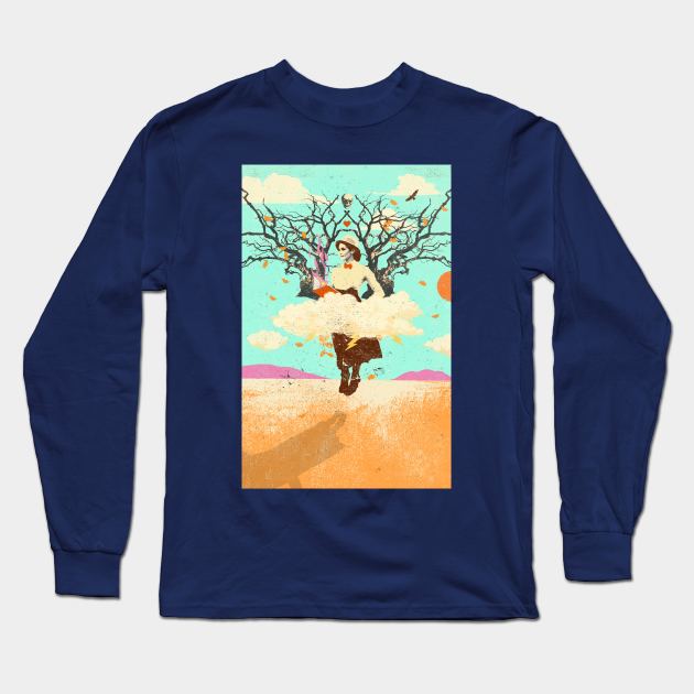 CLOUD STORY Long Sleeve T-Shirt by Showdeer